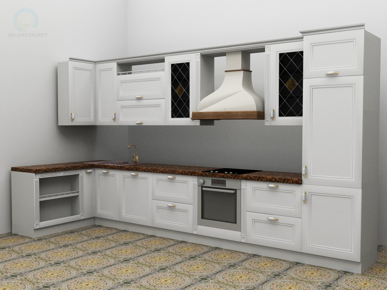 modelo 3D cocina - escuchar modelo 3D cocina - escuchar