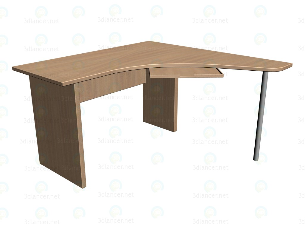 3d model Computer tables corner 26S641 - preview