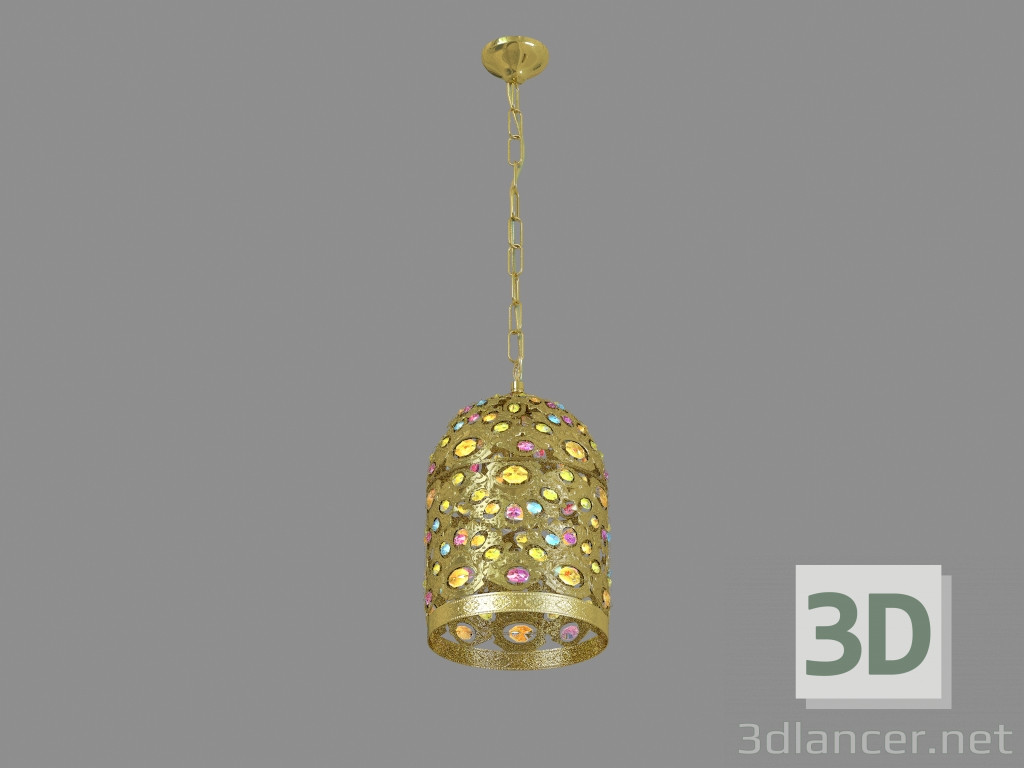 3D modeli Süspansiyon lambası A5811SP-1GO - önizleme