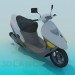3d model scooter - preview