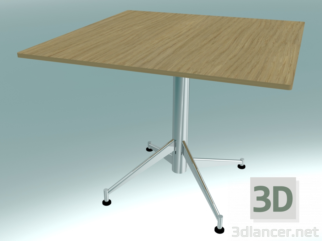 modello 3D Tavolo da bar pieghevole SELTZ grande (90X90 H72 disposto) - anteprima