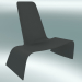 modello 3D Poltrona LAND lounge chair (1100-00, grigio basalto) - anteprima