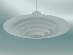 Lampe à suspension P376 (KF2, Ø70cm, H 28cm, Blanc)