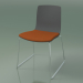 3d model Chair 3982 (on a sled, with a pillow on the seat, polypropylene) - preview