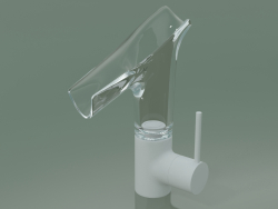 Mezclador monomando de lavabo 140 con caño de vidrio (12116450)