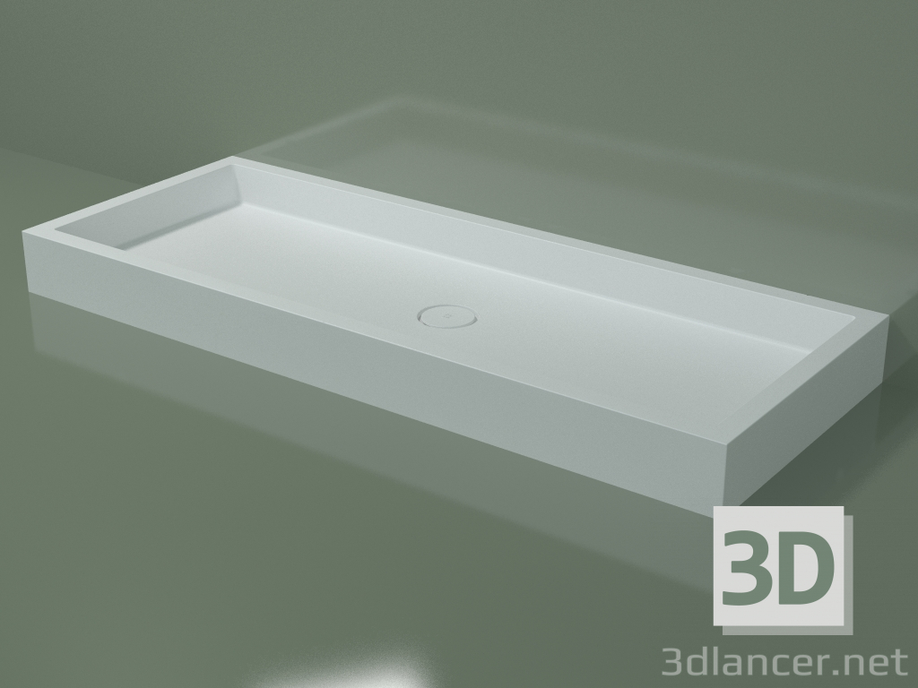 modello 3D Piatto doccia Alto (30UA0114, Glacier White C01, 180x70 cm) - anteprima