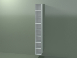 Wall tall cabinet (8DUAFD01, Glacier White C01, L 24, P 36, H 192 cm)