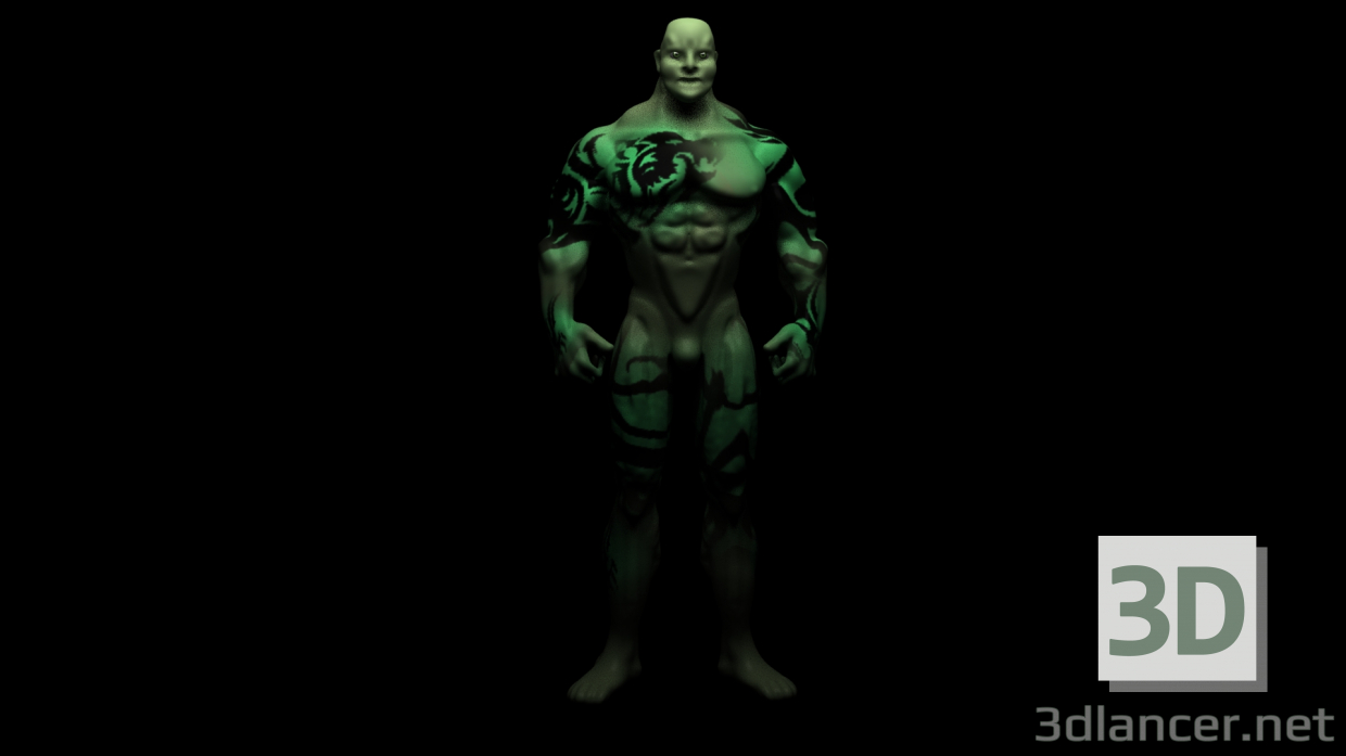 modello 3D di Uomo forte comprare - rendering