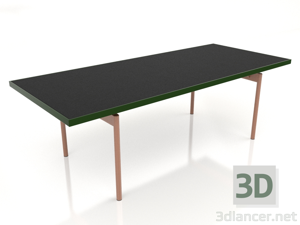 3d model Dining table (Bottle green, DEKTON Domoos) - preview