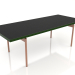 3d model Dining table (Bottle green, DEKTON Domoos) - preview
