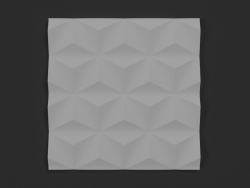 Panneau de plâtre 3D Hexakub