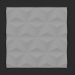 3d model Gypsum 3D panel Hexacube - preview