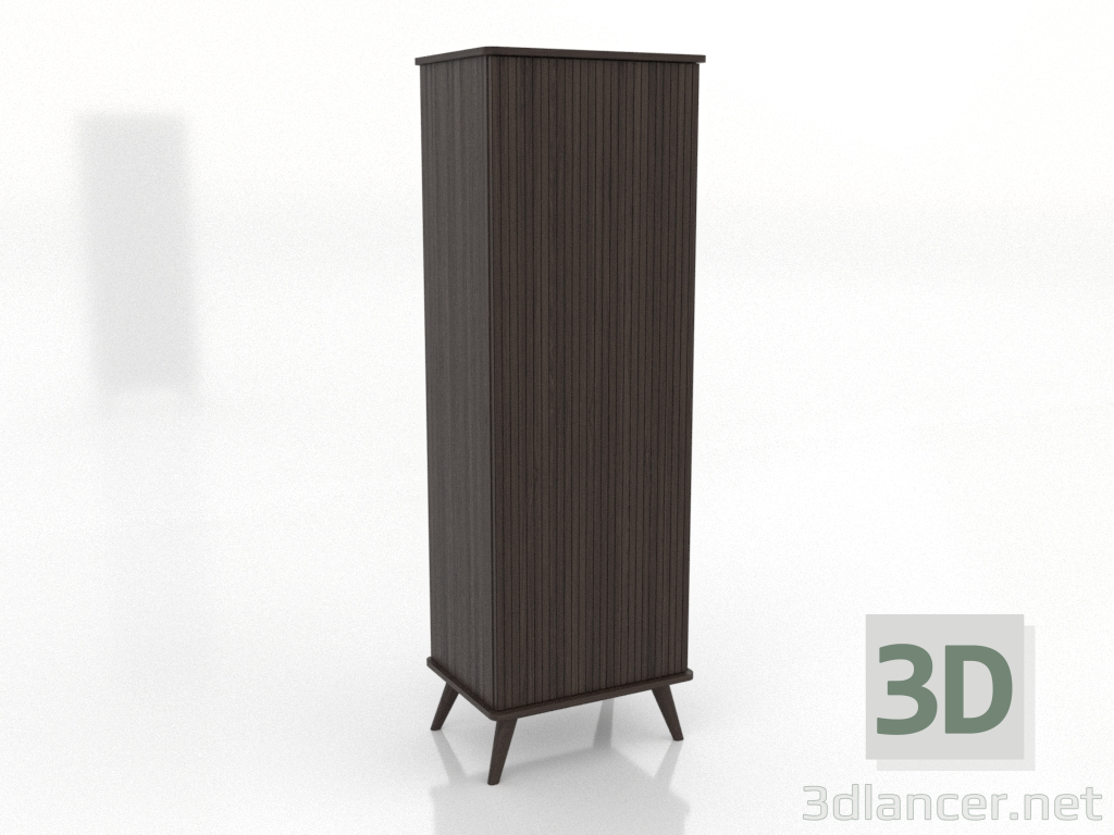 modèle 3D Armoire 3 600x450x1800 mm (frêne noyer) - preview modèle 3D Armoire 3 600x450x1800 mm (frêne noyer) - preview