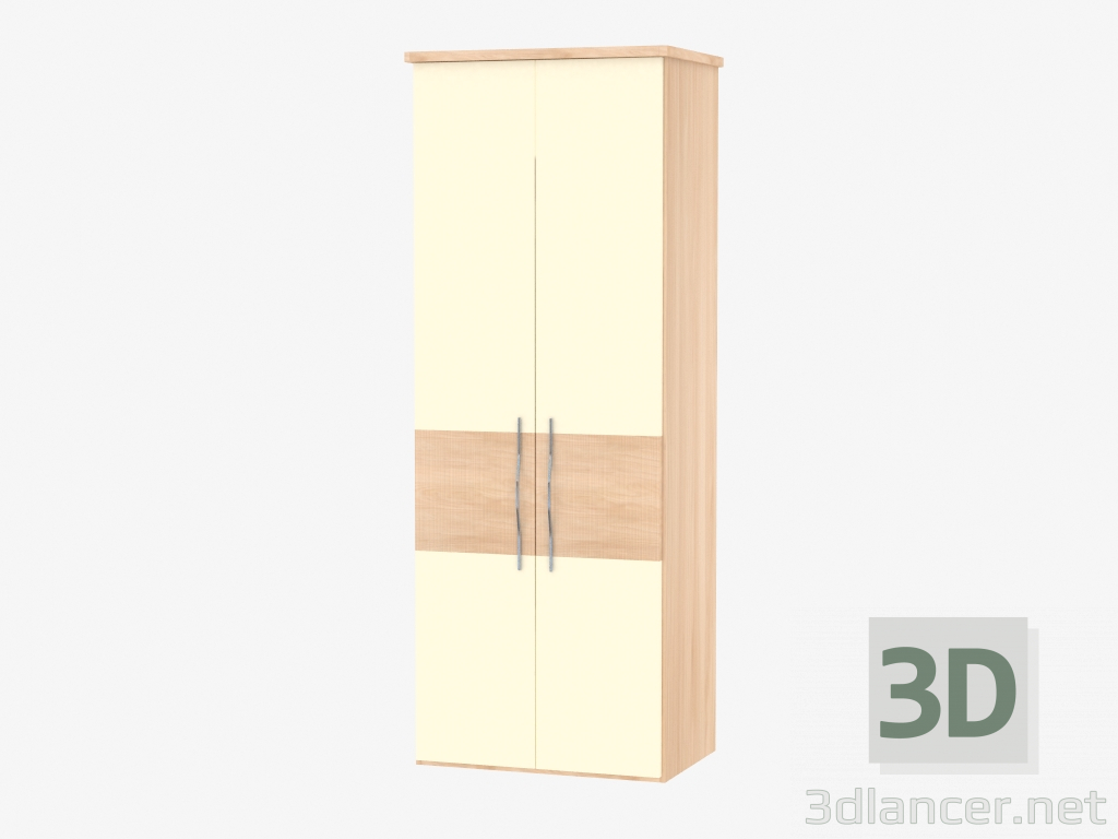 3d model Modular armario de puerta 2 (90,6h235,9h62) - vista previa