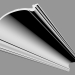 modèle 3D Corniche C343 - Patrimoine (200 x 19 x 25 cm) - preview