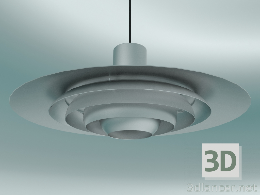 modèle 3D Lampe à suspension P376 (KF2, Ø70cm, H 28cm, Aluminium) - preview