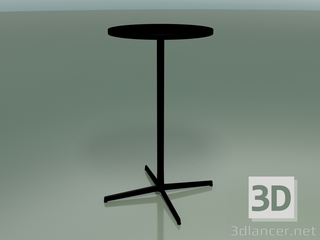 modèle 3D Table ronde 5521, 5541 (H 105 - Ø 59 cm, Noir, V39) - preview