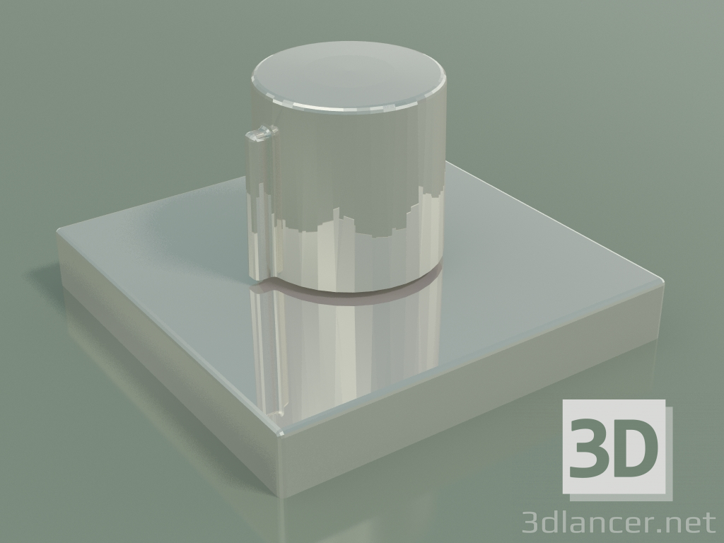 modello 3D Manopola regolazione acqua calda e fredda (20.000 980-08) - anteprima