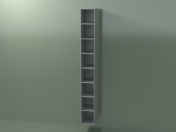 Armario alto de pared (8DUAFD01, Silver Grey C35, L 24, P 36, H 192 cm)