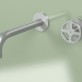 3d model Wall-mounted hydro-progressive mixer with spout (20 10, AS) - preview