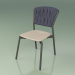 3D modeli Sandalye 220 (Metal Duman, Poliüretan Reçine Köstebek, Yastıklı Kemer Gri-Mavi) - önizleme