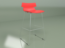 Bar stool Techno (red)