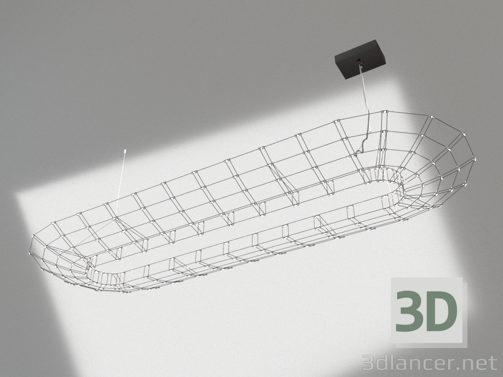 3d model Pendant lamp LIBERTY LONG - preview