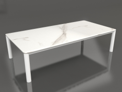 Coffee table 70×140 (White, DEKTON Aura)