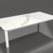 modello 3D Tavolino 70×140 (Bianco, DEKTON Aura) - anteprima