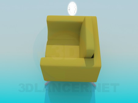 3d model Armchair - preview 3d model Armchair - preview