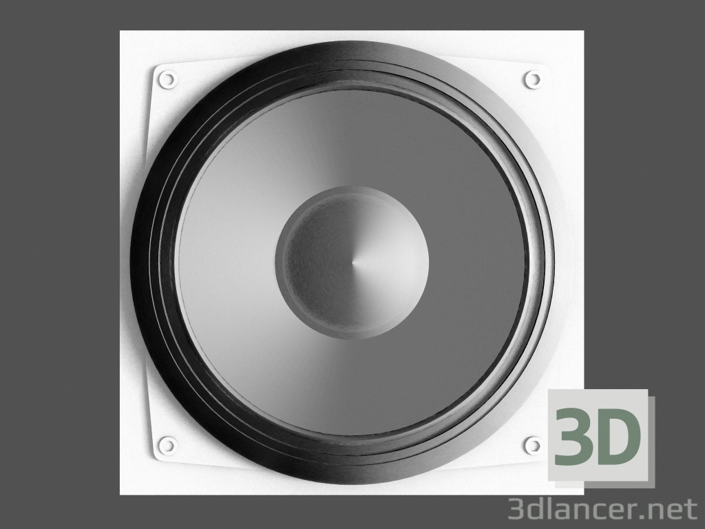 3d model Panel de sonido 3D - vista previa