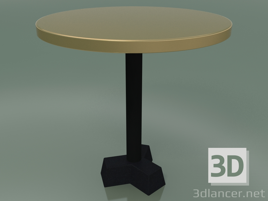 modello 3D Tavolo (Ottone 46, Ottone Lucido) - anteprima