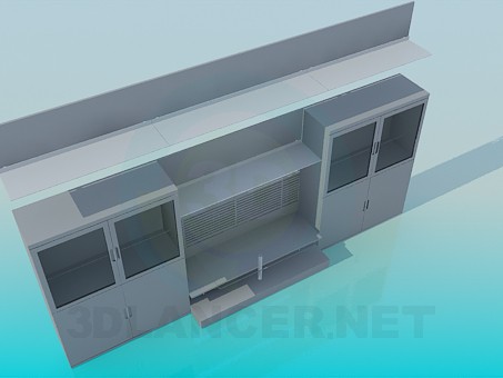 3D modeli Oturma odası mobilya takımı - önizleme