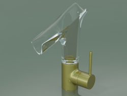 Miscelatore monocomando lavabo 140 con bocca in vetro (12116950)