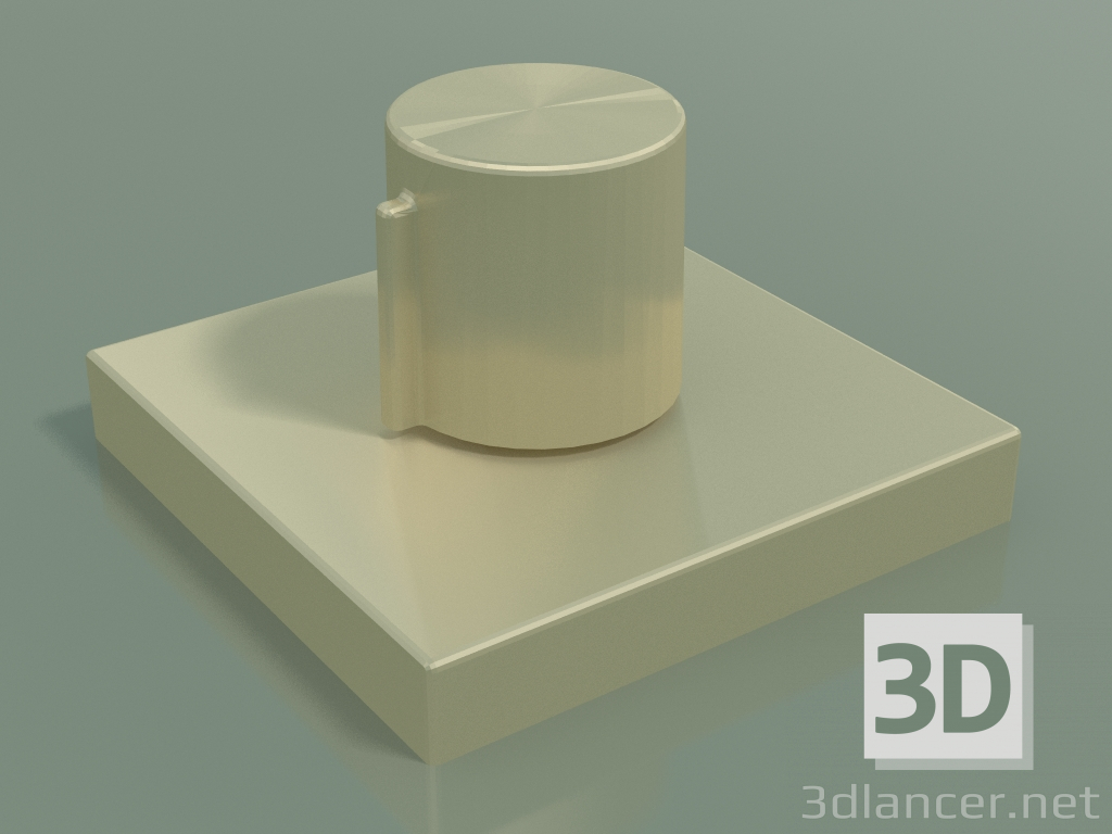 3D Modell Einstellknopf für heißes und kaltes Wasser (20.000 980-28) - Vorschau