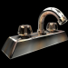 3d model sink faucet - preview