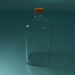 3d model Glass bottle - preview