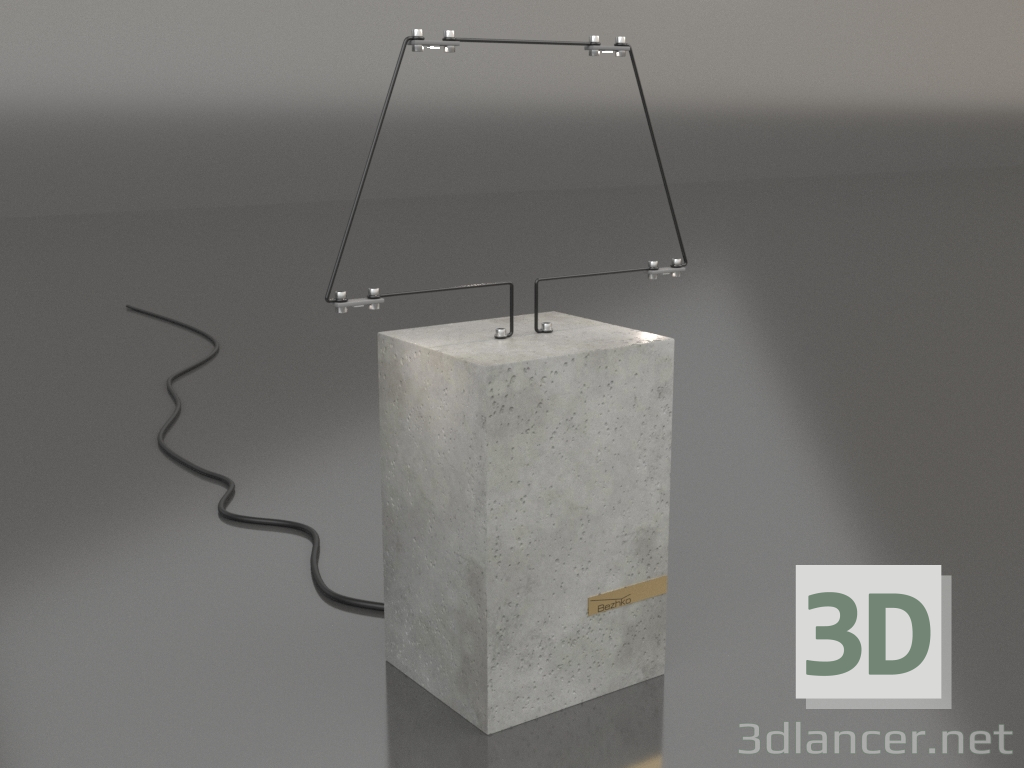 3d model Table lamp LINE - preview