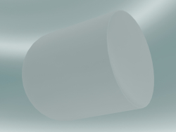 Geçişli duvar lambası (JH10, Ø15.5cm, H 17cm, Mat Beyaz)
