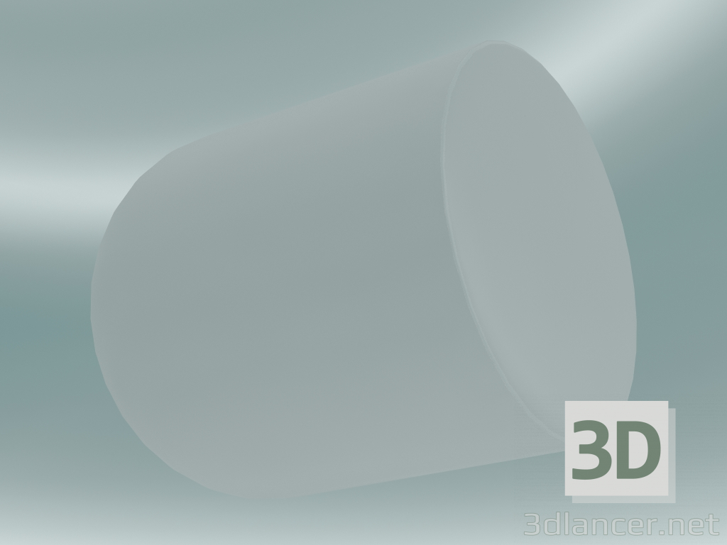 modello 3D Passepartout lampada da parete (JH10, Ø 15,5 cm, H 17 cm, bianco opaco) - anteprima