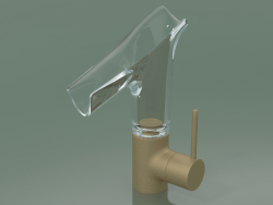 Misturador monocomando para lavatório 140 com bico de vidro (12116140)