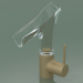 modello 3D Miscelatore monocomando lavabo 140 con bocca in vetro (12116140) - anteprima