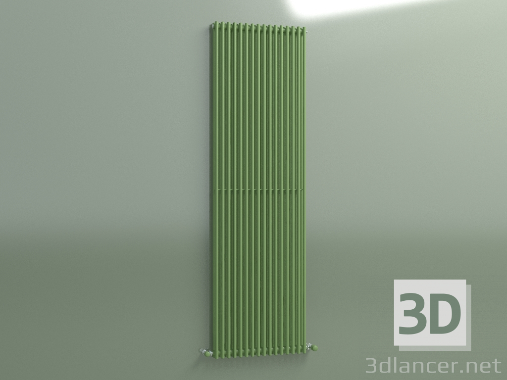 3d model Radiator vertical ARPA 2 (1820 16EL, Sage green) - preview