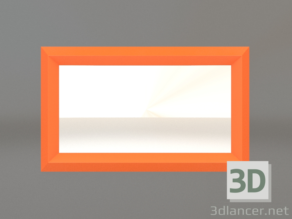 3d model Mirror ZL 06 (750х450, luminous bright orange) - preview