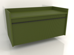 Mueble de pared TM 11 (1065x500x540, verde)