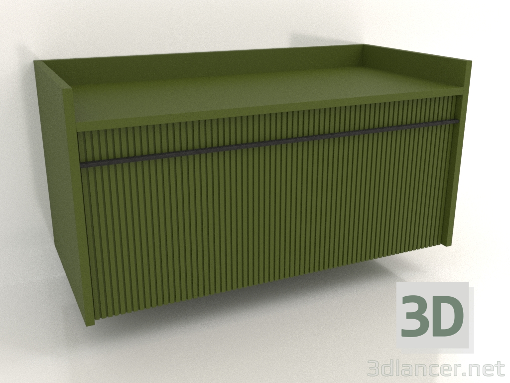 3d model Mueble de pared TM 11 (1065x500x540, verde) - vista previa