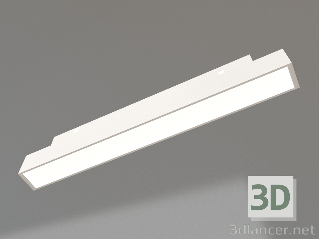 modello 3D Lampada MAG-ORIENT-FLAT-L235-8W Warm3000 (BIANCO, 80°, 48V, DALI) - anteprima