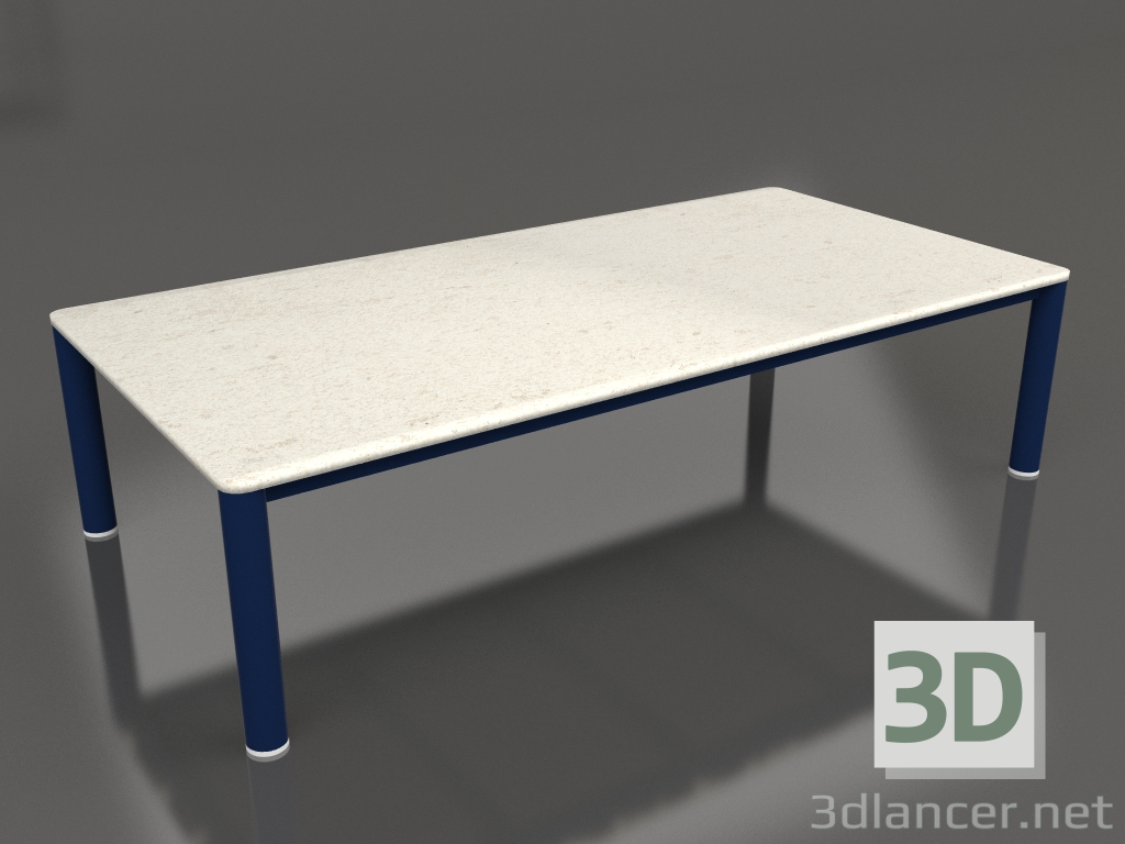 modello 3D Tavolino 70×140 (Blu notte, DEKTON Danae) - anteprima