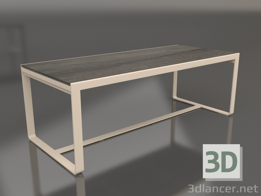 modèle 3D Table à manger 210 (DEKTON Radium, Sable) - preview