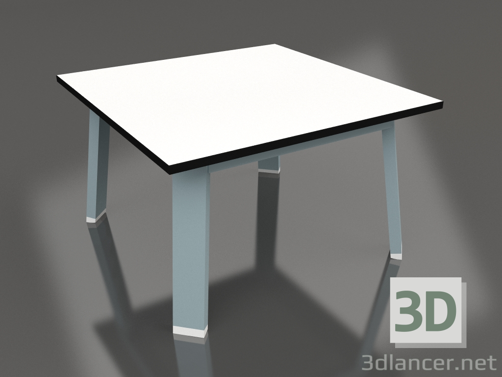 Modelo 3d Mesa lateral quadrada (cinza azul, fenólica) - preview